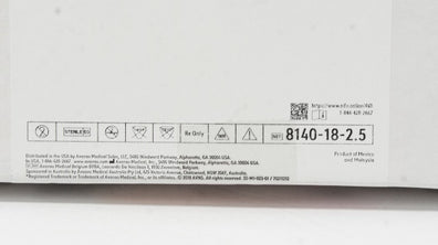 Avanos 8140-18-2.5 Mic-Key Gastrostomy Feeding Tube 18Fr x 2.5cm
